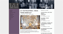 Desktop Screenshot of dommusik.com